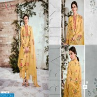 KARMA ZEBAISH VOL 1 COTTON SATIN WITH EMBRODAIRY SUIT TRADER