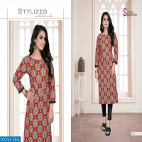 Stitch Sensation Cotton Mania Low Range Kurtis Dealer