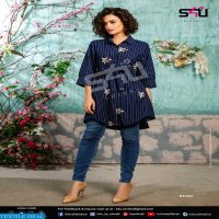 S4U V DESI VOL 4 SUMMER WEAR LONG SHIRT STYLE KURTI BY SHIVALI S4U VDESI VOL 4