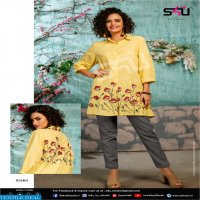 S4U V DESI VOL 4 SUMMER WEAR LONG SHIRT STYLE KURTI BY SHIVALI S4U VDESI VOL 4