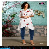 S4U V DESI VOL 4 SUMMER WEAR LONG SHIRT STYLE KURTI BY SHIVALI S4U VDESI VOL 4