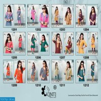 kinti Chitra Vol-12 Wholesaler Tunics And Tops