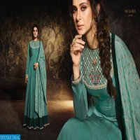 MUGDHA PRESENT MADAME SILK 11037-11040 SERIES LONG GOWN STYLE SUIT
