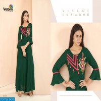 VARDAN DESIGNER GULNAZ VOL 3 RAYON LONG KURTI CATLOG COLLECTION