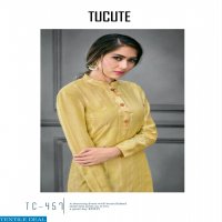 KARMA TRENDZ TUCUTE 450-457 SERIES SILK COTTON KURTI WITH PLAZZO TRADER