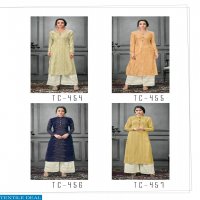 KARMA TRENDZ TUCUTE 450-457 SERIES SILK COTTON KURTI WITH PLAZZO TRADER