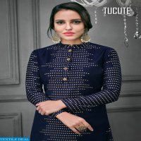 KARMA TRENDZ TUCUTE 450-457 SERIES SILK COTTON KURTI WITH PLAZZO TRADER