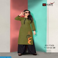 12 ANGEL LAUNCH FEMINA VOL 3 RAYON KURTI WITH PLAZZO COLLECTION