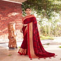 5D DESIGNER  TEHZEEB 4 CIFFON WITH GOLD PATTERN  DESIGNER SAREES