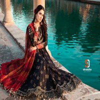 SHARADDHA MARIA B LAWN D NO 602 PRINTED DESIGNER DRESS