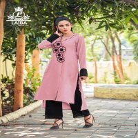 LIBA PRESENTS AM VOL-72 IMPORTED FLOWERS KURTI WITH CIGARETT PANT