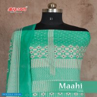 Bipson Maahi 1454 Wholesale Pure Cotton Work Dress Material