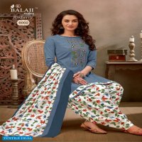 Balaji Rasberry Patiyala Vol-6  Wholesale Printed Dress Material