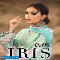 iris Vol-12 wholesale Lawn Printed Dress Material