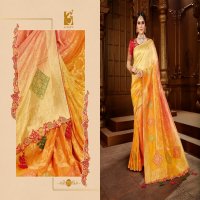 VISHAL ALOUKIK EHSAAS SILK PARTY WEAR DESIGNER SAREES