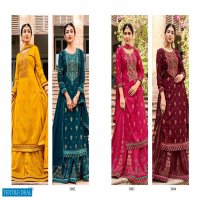NATRAJ VOL 4 BY RANGOON RAYON EMBROIDERY READYMADE FANCY SUITS