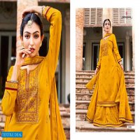 NATRAJ VOL 4 BY RANGOON RAYON EMBROIDERY READYMADE FANCY SUITS
