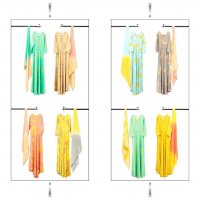 PSYNA PESTTEL TWINS COTTON STAIL DESIGNER GOWN CUM LONG KURTI