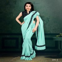 SANJNA HEAVY  IMPORTED VELVET  DESIGNER PARTY WEAR SAREE
