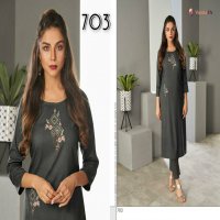 AMOUR BY  VAMIKA NX  NEW DESIGNER KURTI WITH PENT