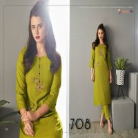 AMOUR BY  VAMIKA NX  NEW DESIGNER KURTI WITH PENT