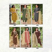 FLORENCE  SILKY SLUB DESIGNER READY MADE KURTI WITH BOTTOM