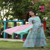 LT Nitya 133 And 134 Wholesale Designer Gown With Suits