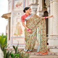 CHITRANGANA BY  KASHVI CREATION PARTY WEAR DESIGNER SAREE