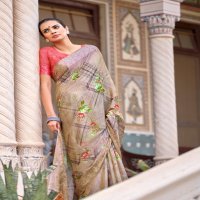 CHITRANGANA BY  KASHVI CREATION PARTY WEAR DESIGNER SAREE