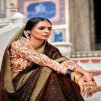 GULMOHAR BY KASHVI CRECTION GEORGETTE PARTY WEAR FANCY SAREE