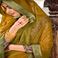 GULMOHAR BY KASHVI CRECTION GEORGETTE PARTY WEAR FANCY SAREE