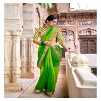 GULMOHAR BY KASHVI CRECTION GEORGETTE PARTY WEAR FANCY SAREE