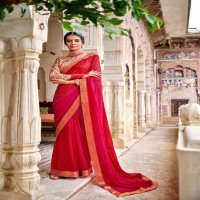 GULMOHAR BY KASHVI CRECTION GEORGETTE PARTY WEAR FANCY SAREE