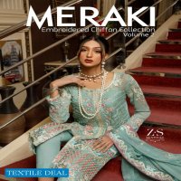 Meraki Embroidered Chiffon Collection Vol-2 Wholesale Original Pakistani Dress