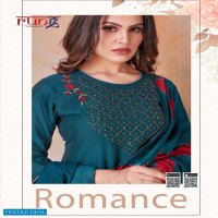 Rung Romance Wholesale Reyon Kurti With Dupatta