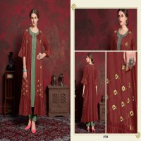 NIRAVANA  MUSLIN DESIGNER FANCY TOP WITH KURTIS