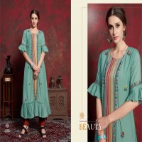 NIRAVANA  MUSLIN DESIGNER FANCY TOP WITH KURTIS
