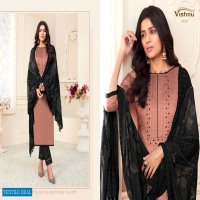 Vishnu Noureen Vol-9 Wholesale Embroidered Dress Material