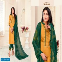 Vishnu Noureen Vol-9 Wholesale Embroidered Dress Material