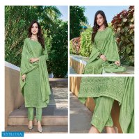 MANAS SCHIFFLI VOL 3 READYMADE GEORGETTE FANCY SALWAR KAMEEZ