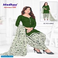 Madhav Patiyala Kudi Vol-6 Wholesale Cotton Printed Dress