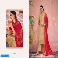 Varsha Abha Wholesale Tussar Silk With Embroidery Salwar Kameez