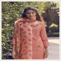 VINK PRESENTS OCCASIONS  VOL 2 DESIGNER CLASSY KURTI WITH DUPATTA AND PANTS