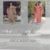 VINK PRESENTS OCCASIONS  VOL 2 DESIGNER CLASSY KURTI WITH DUPATTA AND PANTS