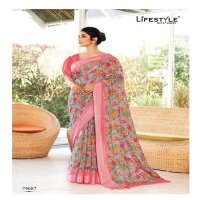 KRITIKA COTTON BY LIFESTYLE LINEN SILK ETHNIC TRADITIONAL WEAR SAREES