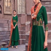 NAZAKAT BY JAY VIJAY BEMBERG SILK EMBROIDERY DESIGNER SALWAR KAMEEZ