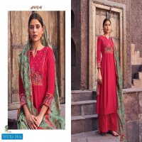 NAZAKAT BY JAY VIJAY BEMBERG SILK EMBROIDERY DESIGNER SALWAR KAMEEZ