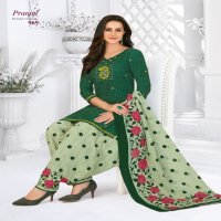 PRANJUL PRIYANKA VOL 9 COTTON PRINTED DESIGNER CASUAL  DRESS MATERIAL