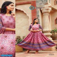 Aradhna Level Vol-5 Wholesale Long Anarkali Kurtis Catalogs