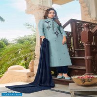 GHUNGHAT BY ANJU FAB PURE VISCOSE READYMADE SUITS WHOLESALER